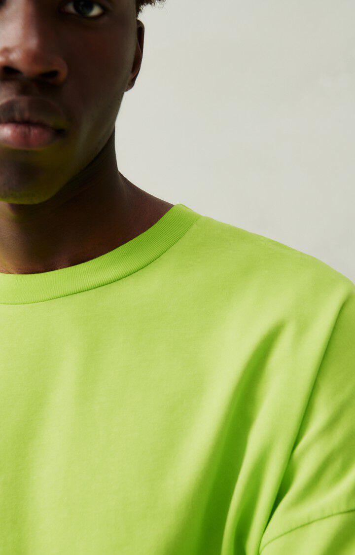 American Vintage T-shirt Homme Fizvalley - CITRUS VINTAGE 16 Manches Courtes Jaune - H23