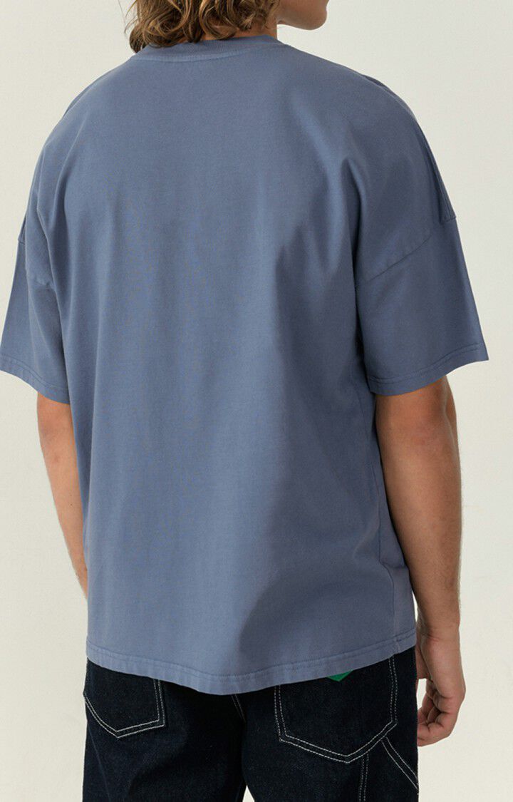 American Vintage T-shirt Homme Fizvalley - CONSTELLATION VINTAGE 16 Manches Courtes Bleu - H22