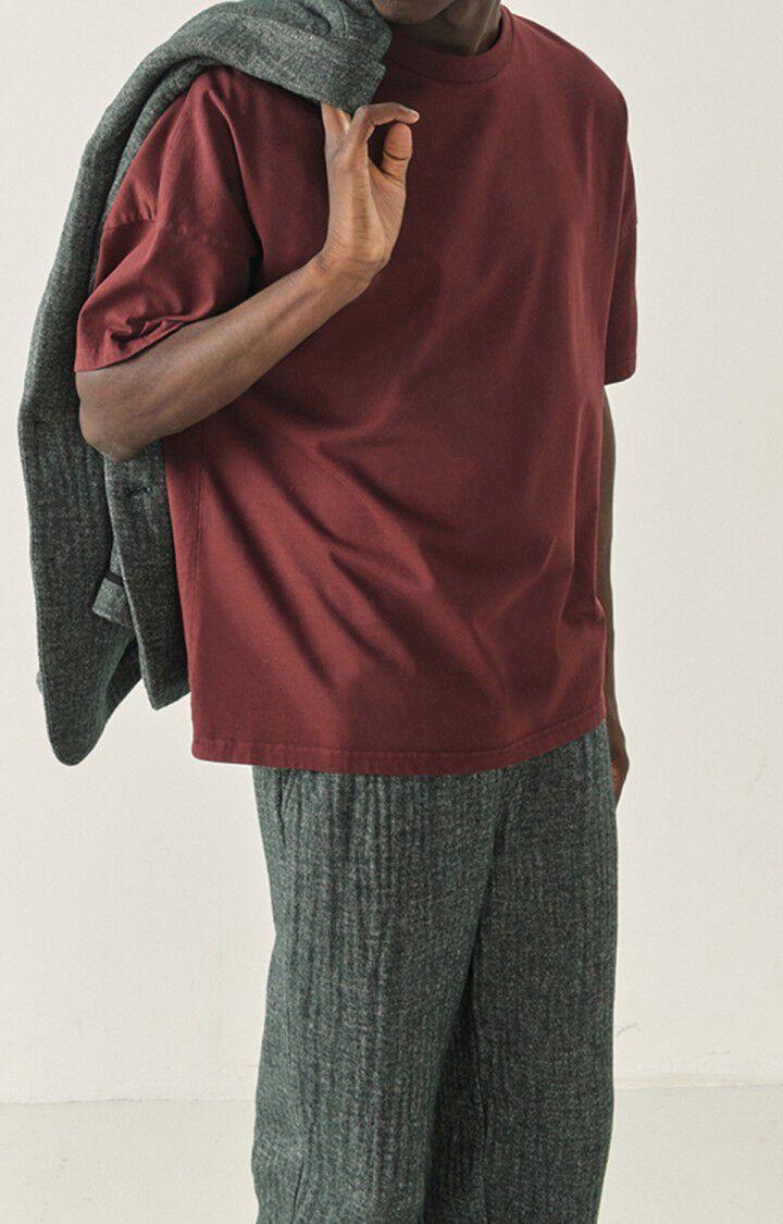 american vintage T-shirt homme Fizvalley - CRANBERRY VINTAGE 16 Manches courtes Marron - H22