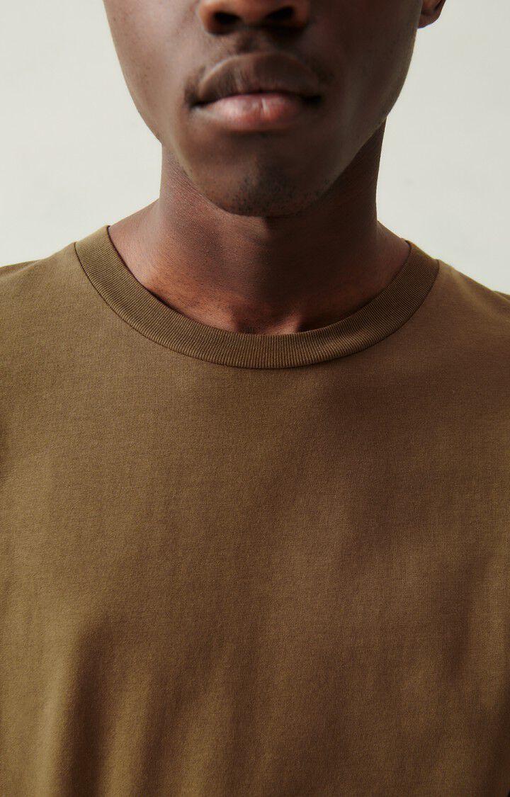 American Vintage T-shirt Homme Fizvalley - MARRON GLACE VINTAGE 16 Manches Courtes Marron - H23