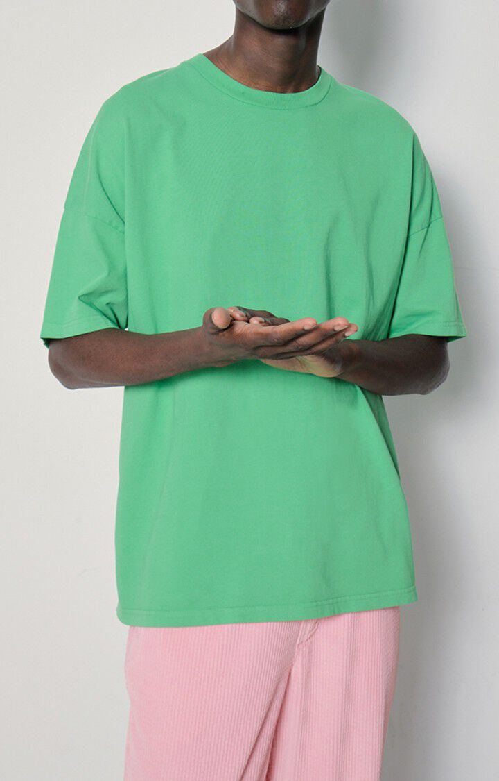 american vintage T-shirt homme Fizvalley - MENTHOL VINTAGE 16 Manches courtes Vert - E23