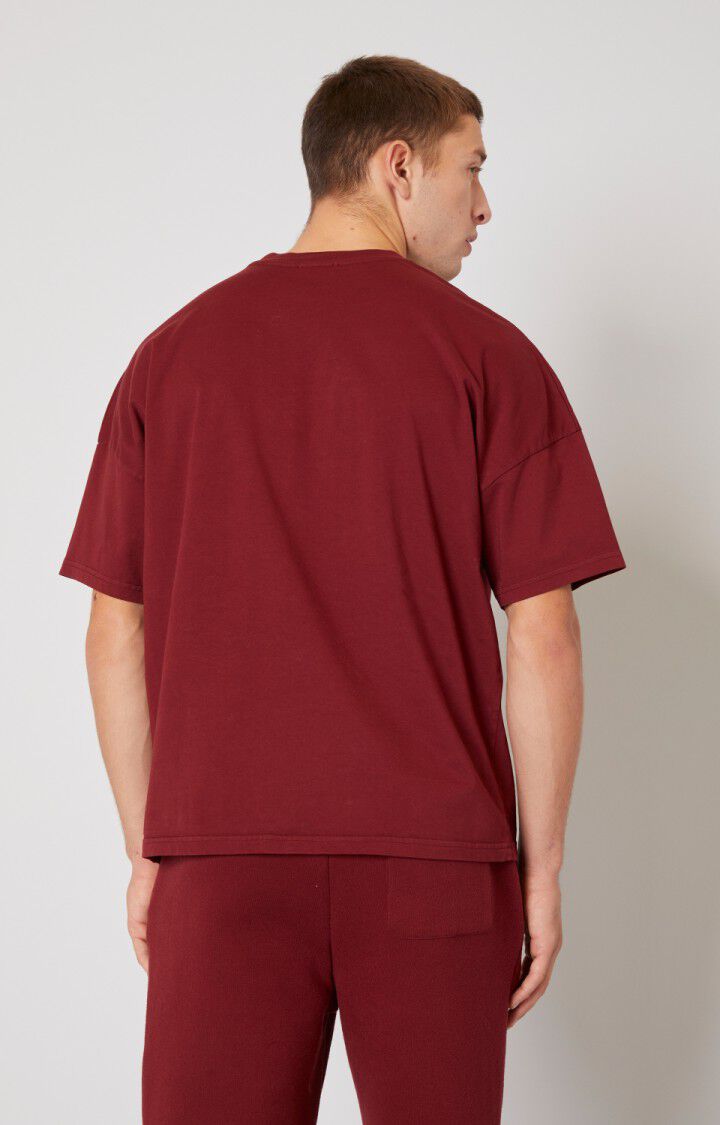 American Vintage T-shirt Homme Fizvalley - MUSCAT VINTAGE Manches Courtes Rouge - H21