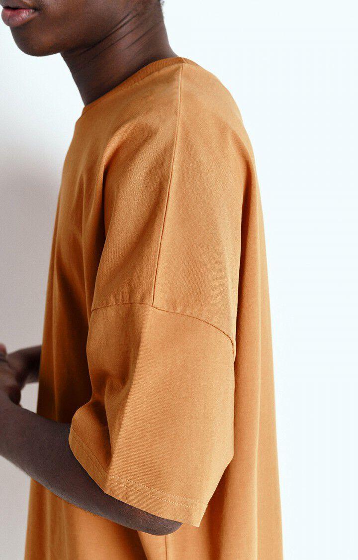 American Vintage T-shirt Homme Fizvalley - NOISETIER VINTAGE 16 Manches Courtes Marron - E25