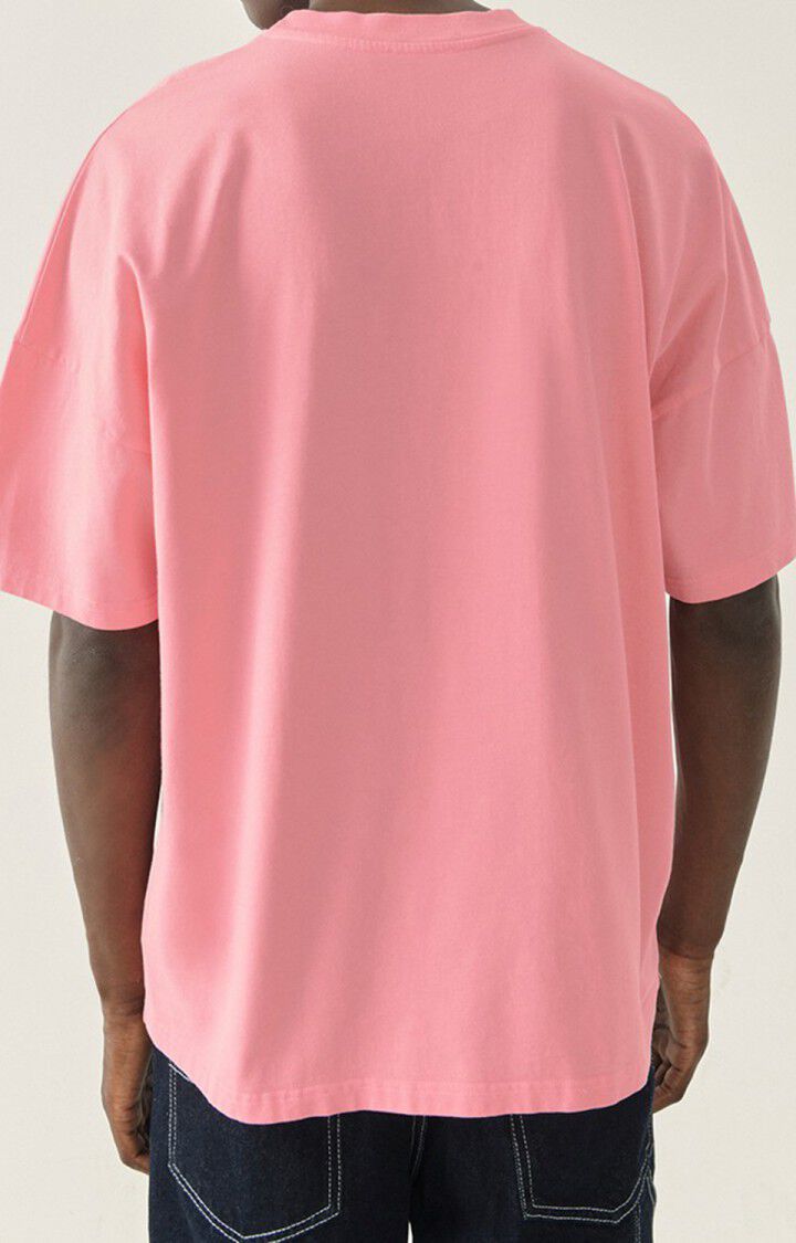 American Vintage T-shirt Homme Fizvalley - ORCHIDEE VINTAGE 16 Manches Courtes Rose - H22