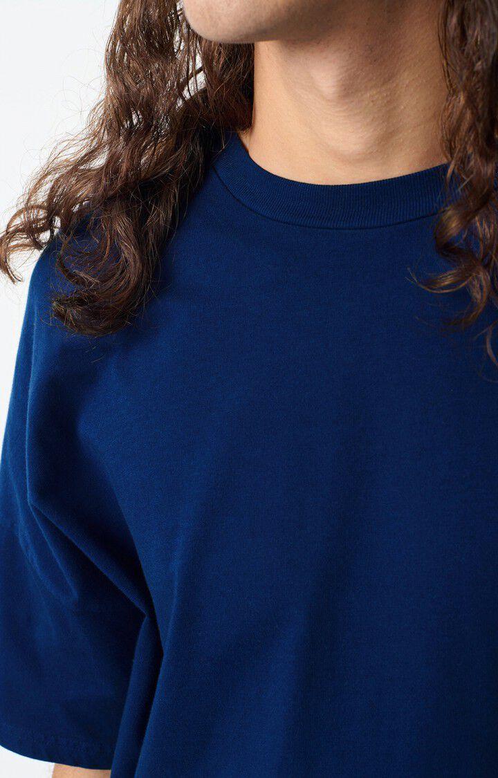 American Vintage T-shirt Homme Fizvalley - OUTREMER VINTAGE 16 Manches Courtes Bleu - E25