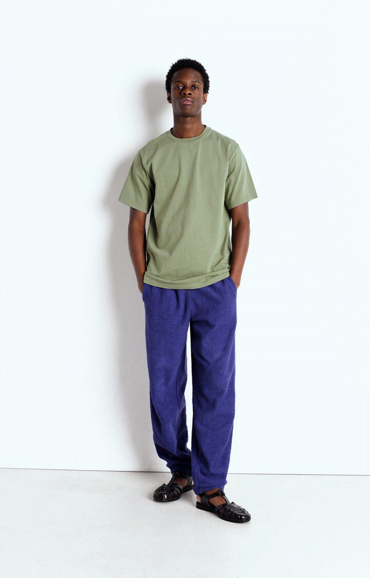 American Vintage T-shirt Homme Fizvalley - RIVE VINTAGE 16 Manches Courtes Vert - E25