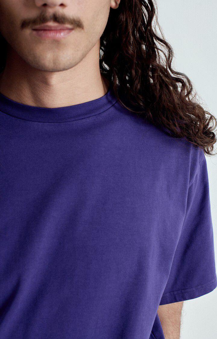 American Vintage T-shirt Homme Fizvalley - VIOLET VINTAGE 22 Manches Courtes Violet - E25