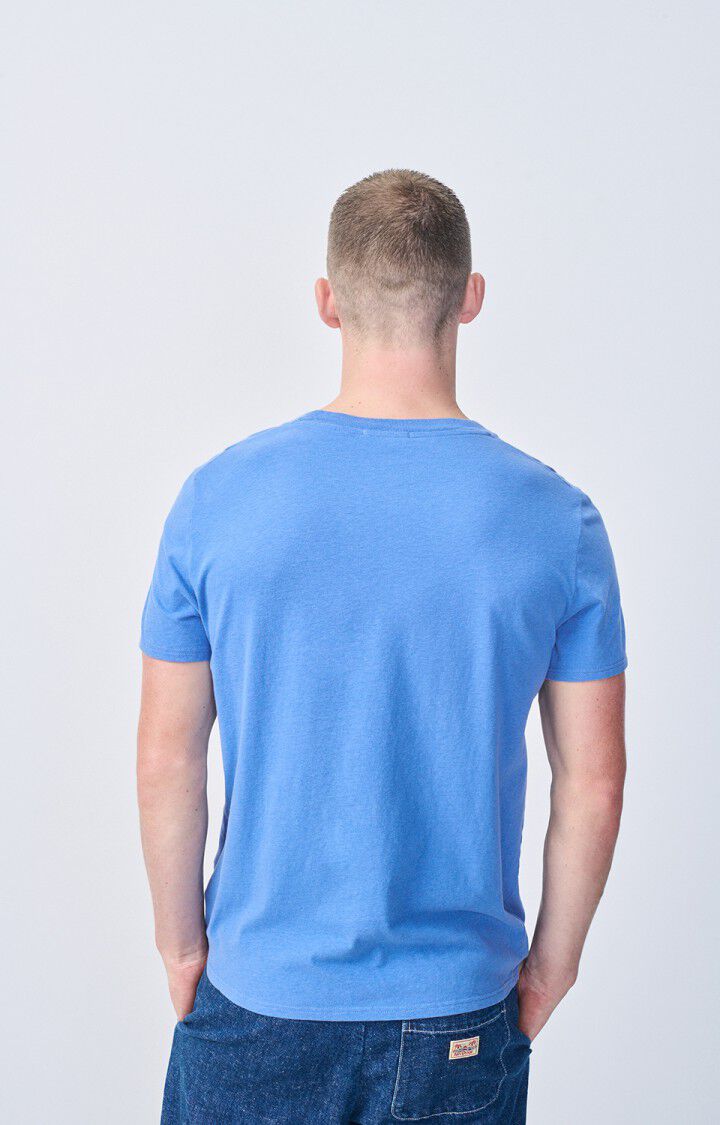 American Vintage T-shirt Homme Gamipy - BALTIQUE 21 Manches Courtes Bleu - H24