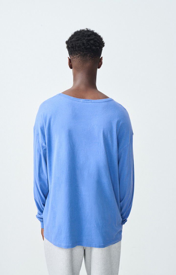 American Vintage T-shirt Homme Gamipy - BALTIQUE 60 Manches Longues Bleu - H24