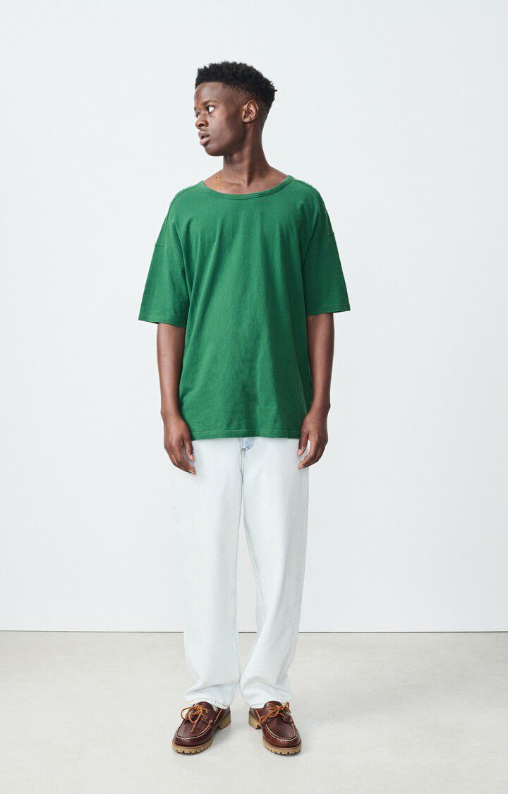 American Vintage T-shirt Homme Gamipy - FORET 21 Manches Courtes Vert - H24