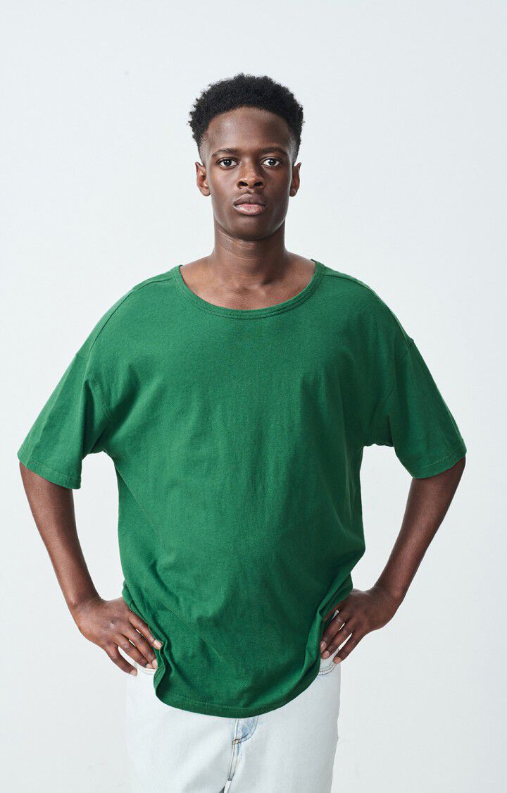 american vintage T-shirt homme Gamipy - FORET 21 Manches courtes Vert - H24