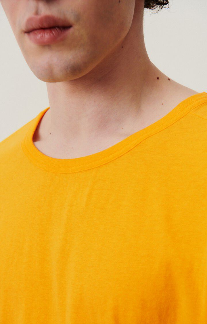 American Vintage T-shirt Homme Gamipy - MARMELADE 21 Manches Courtes Jaune - H24