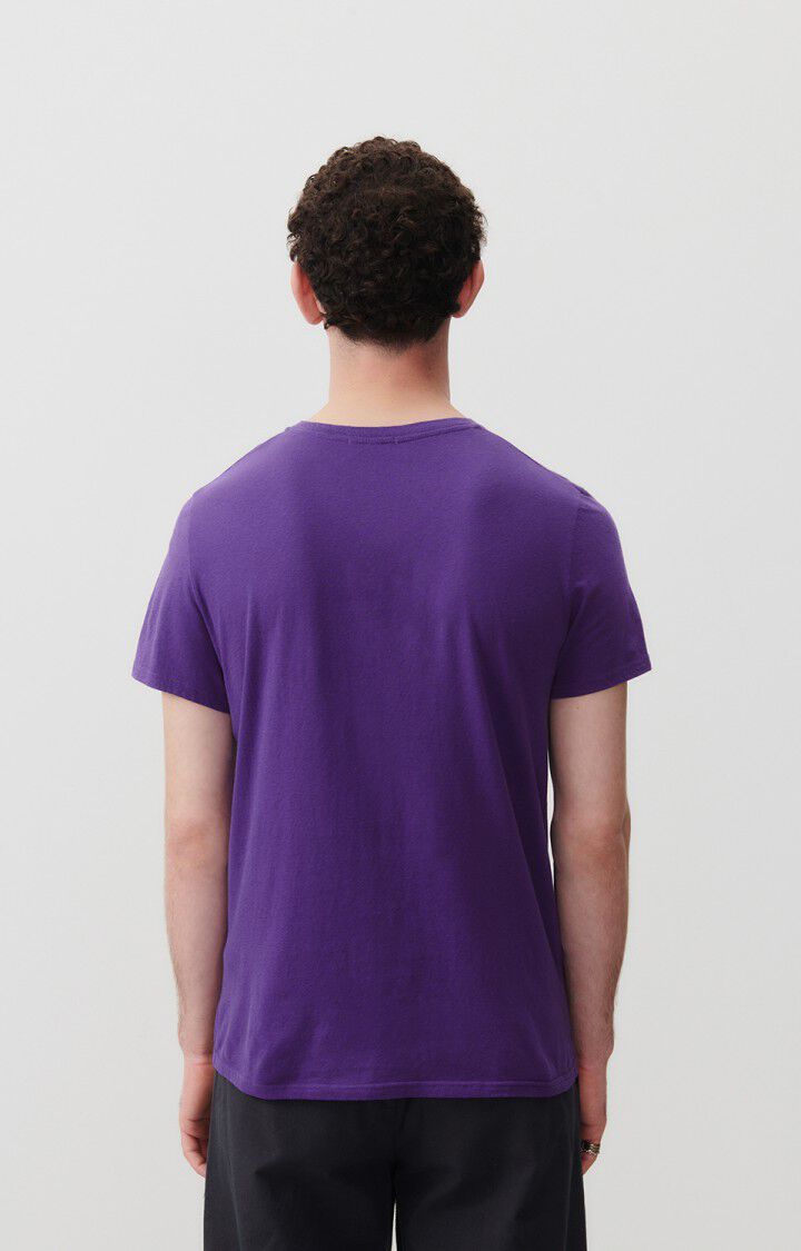 American Vintage T-shirt Homme Gamipy - MURE 21 Manches Courtes Violet - E24