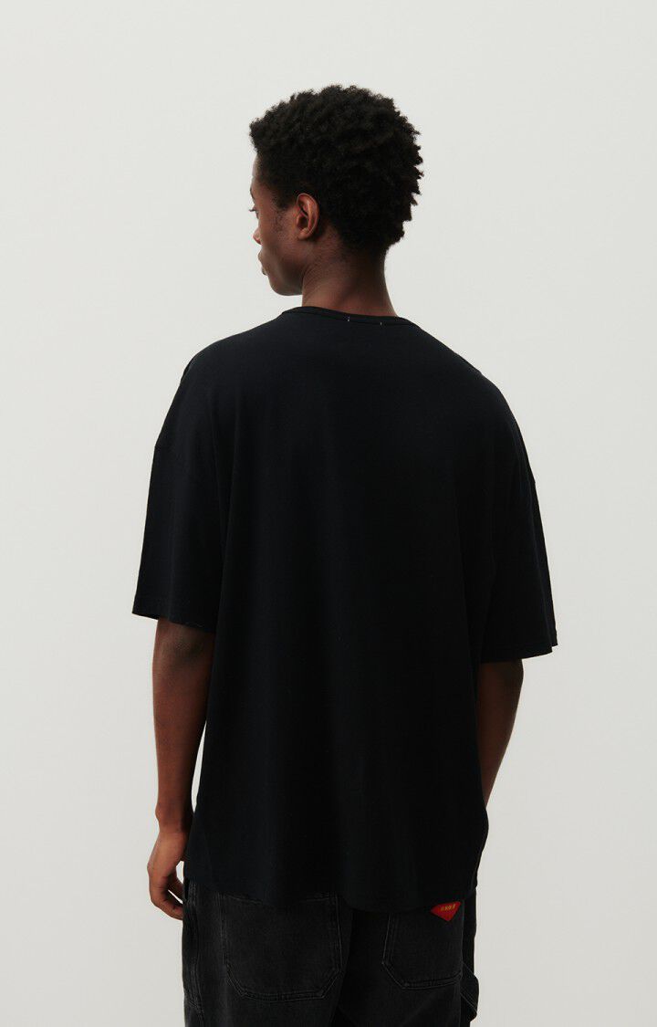 American Vintage T-shirt Homme Gamipy - NOIR 21 Manches Courtes Noir - E25