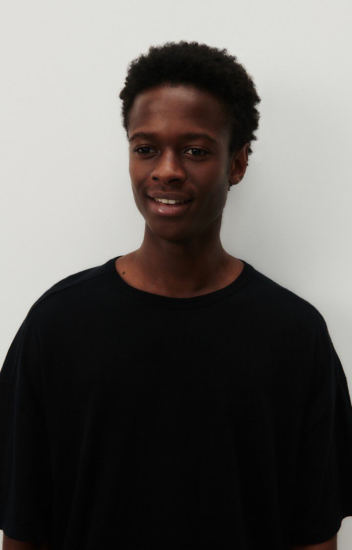 American Vintage T-shirt Homme Gamipy - NOIR 21 Manches Courtes Noir - E25