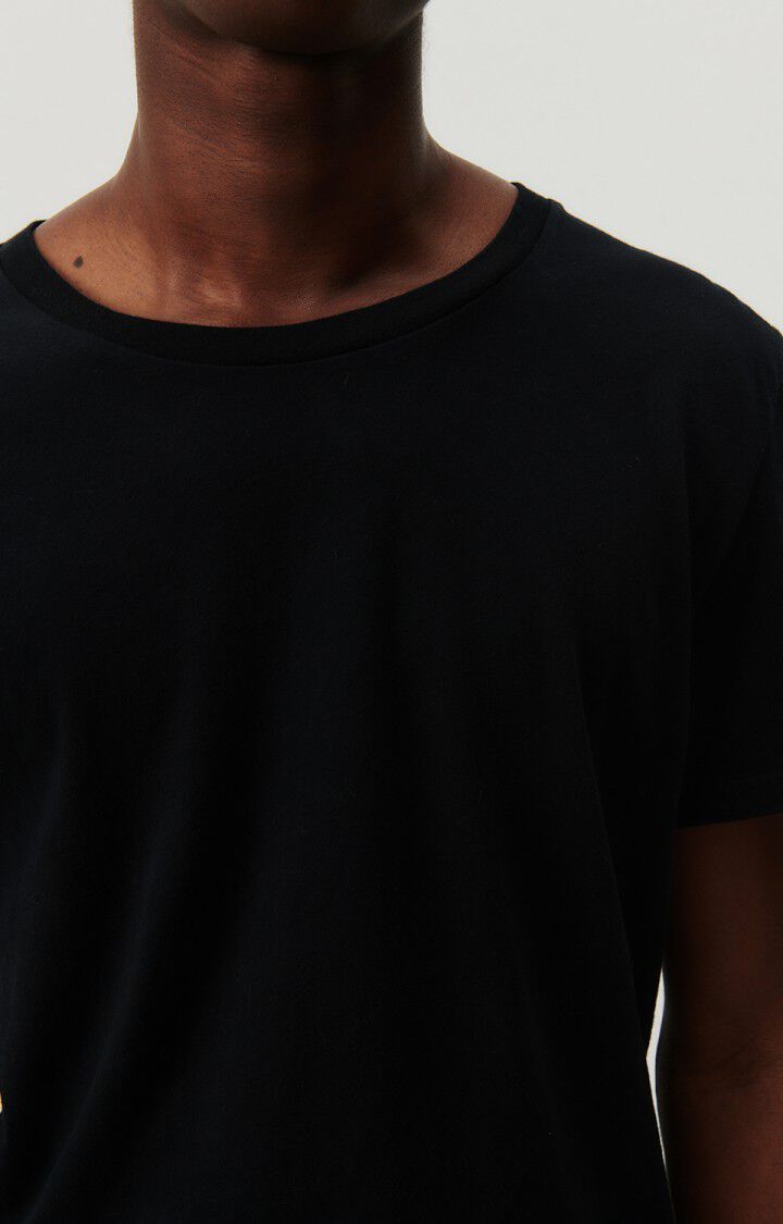 American Vintage T-shirt Homme Gamipy - NOIR 21 Manches Courtes Noir - E25