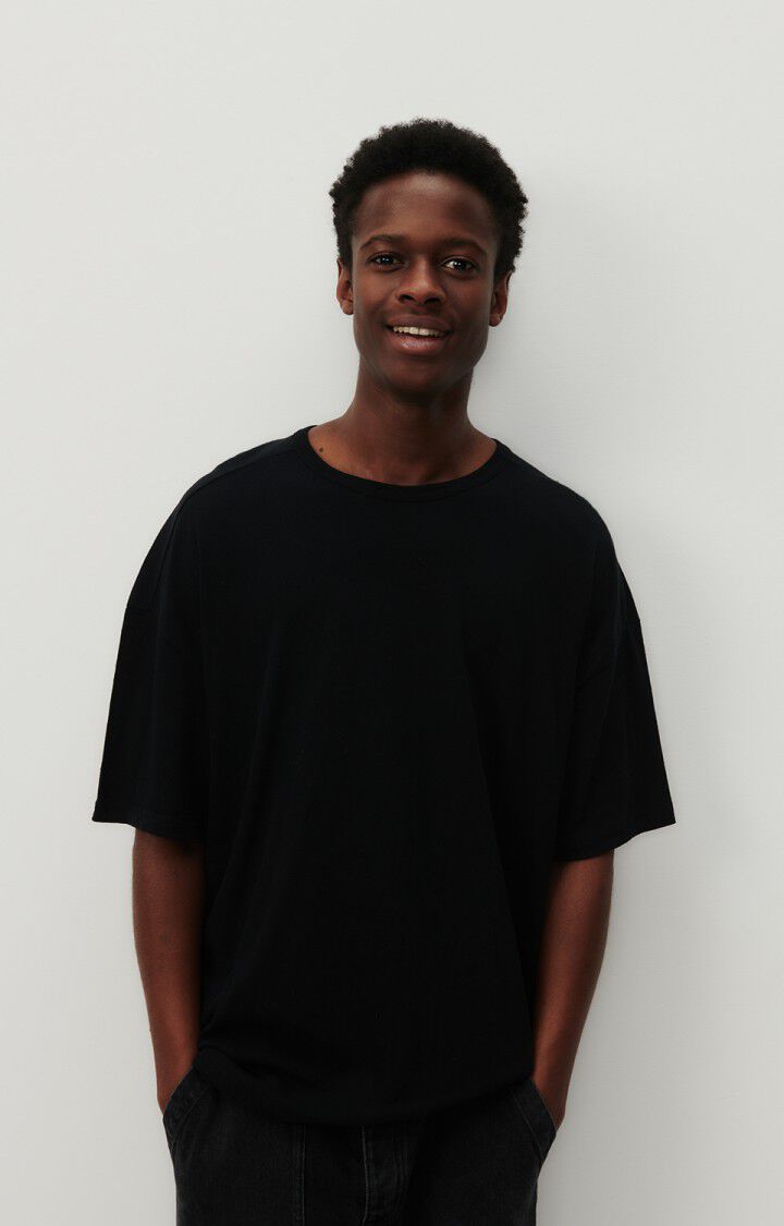 american vintage T-shirt homme Gamipy - NOIR 21 Manches courtes Noir - E25