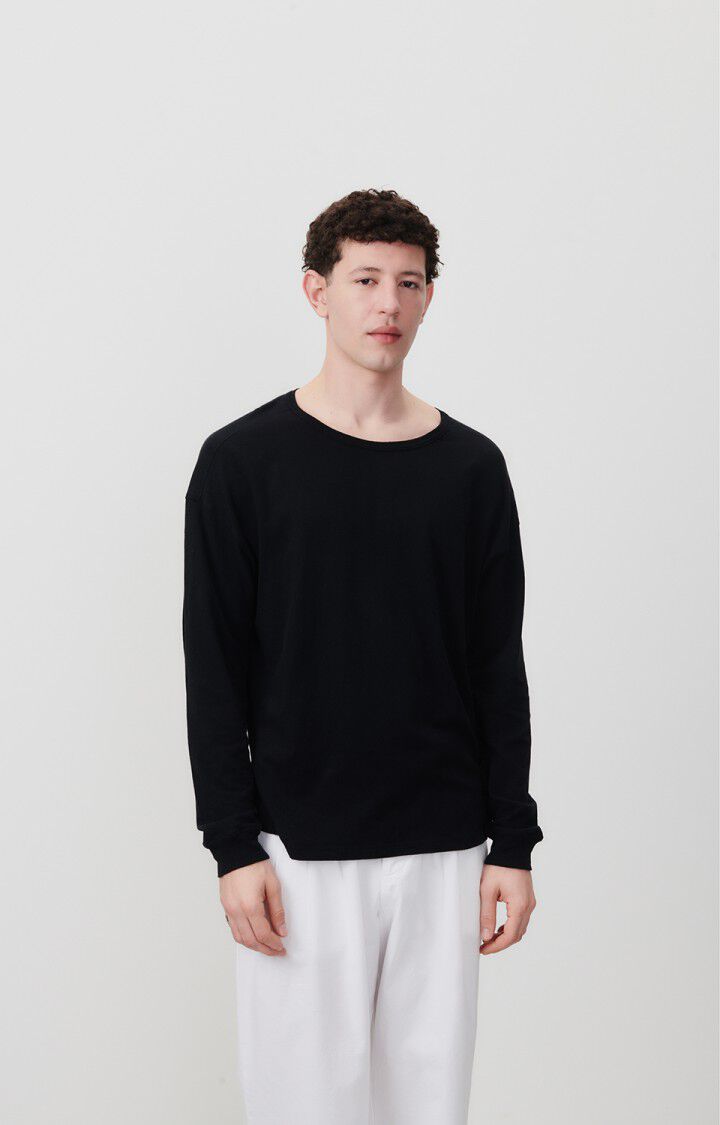 american vintage T-shirt homme Gamipy - NOIR 60 Manches longues Noir - E25