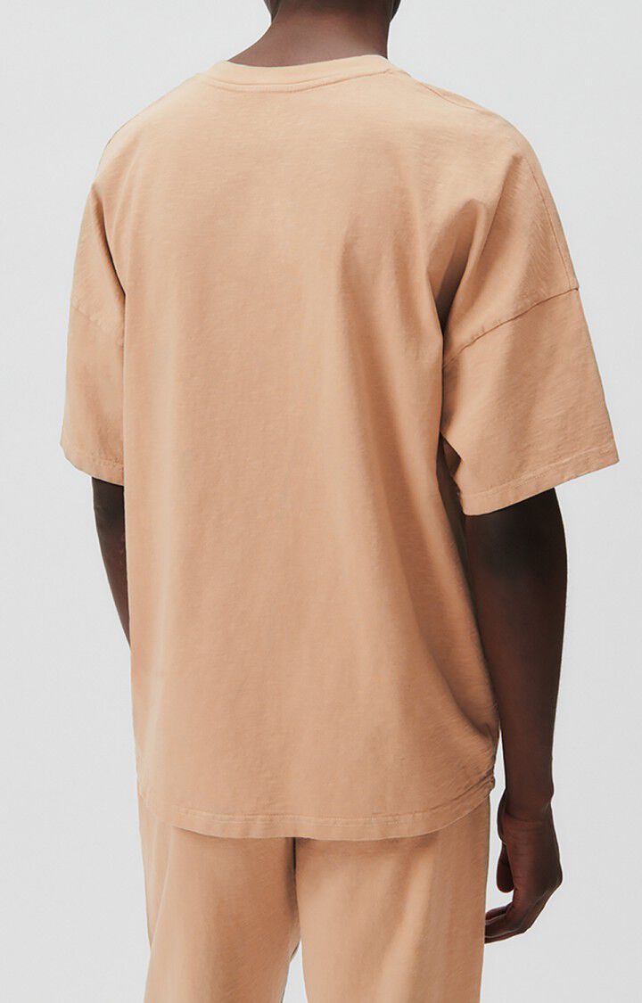 American Vintage T-shirt Homme Laweville - AVOINE VINTAGE 16 Manches Courtes Marron - E23