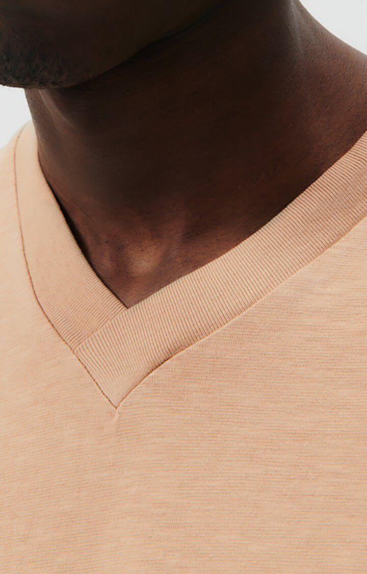 American Vintage T-shirt Homme Laweville - AVOINE VINTAGE 16 Manches Courtes Marron - E23