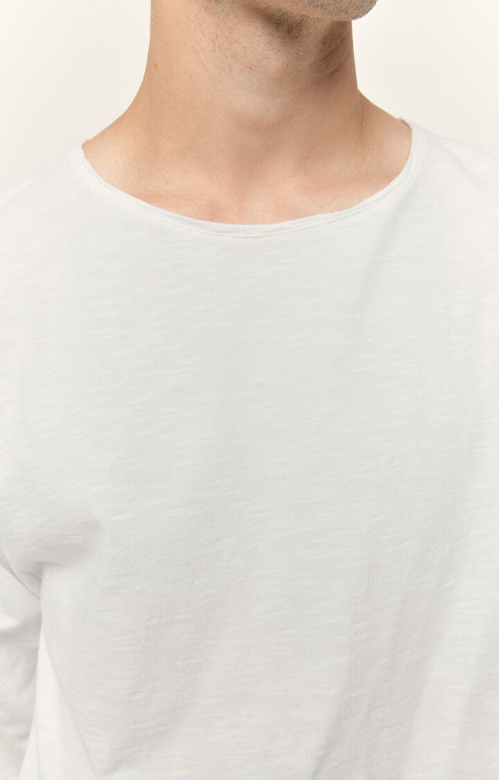 American Vintage T-shirt Homme Laweville - BLANC 57 Manches Longues Blanc - E23