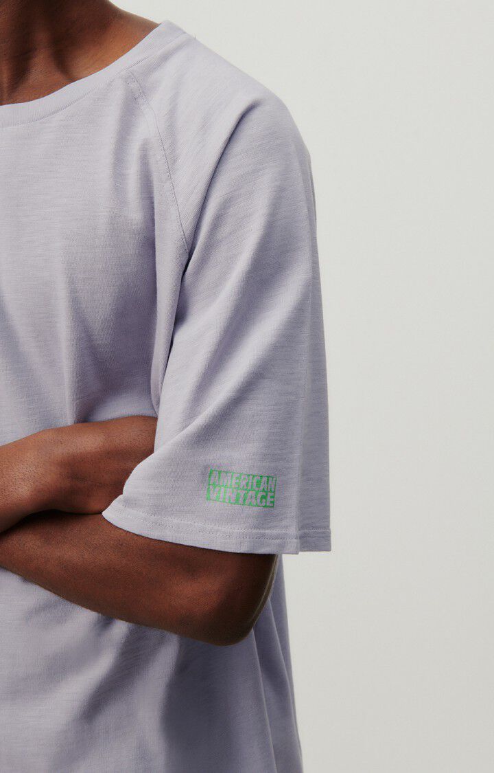 American Vintage T-shirt Homme Laweville - GRIS CHINE 40 Manches Courtes Gris - E24