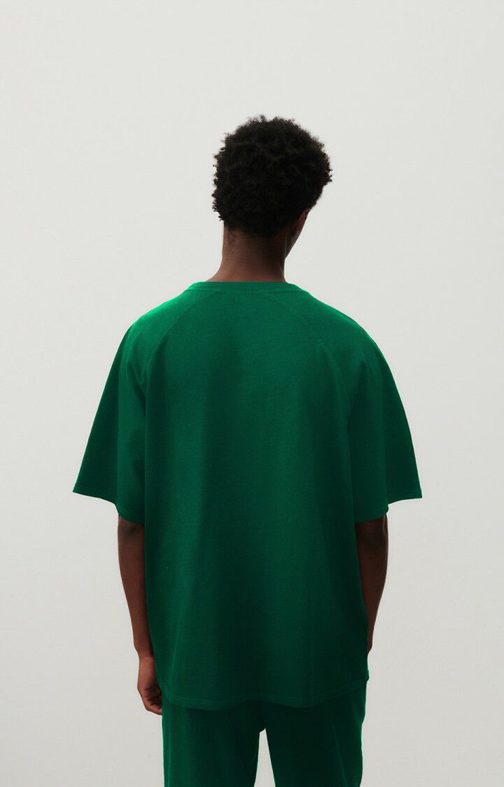 American Vintage T-shirt Homme Laweville - SAPIN VINTAGE 40 Manches Courtes Vert - E24