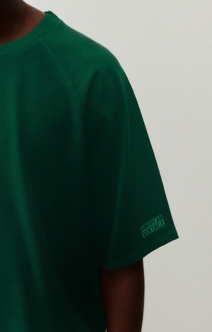American Vintage T-shirt Homme Laweville - SAPIN VINTAGE 40 Manches Courtes Vert - E24