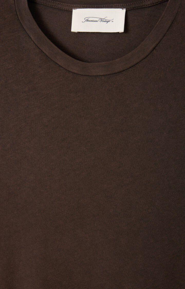 American Vintage T-shirt Homme Lirk - CAFE VINTAGE 68 Manches Longues Marron - H23