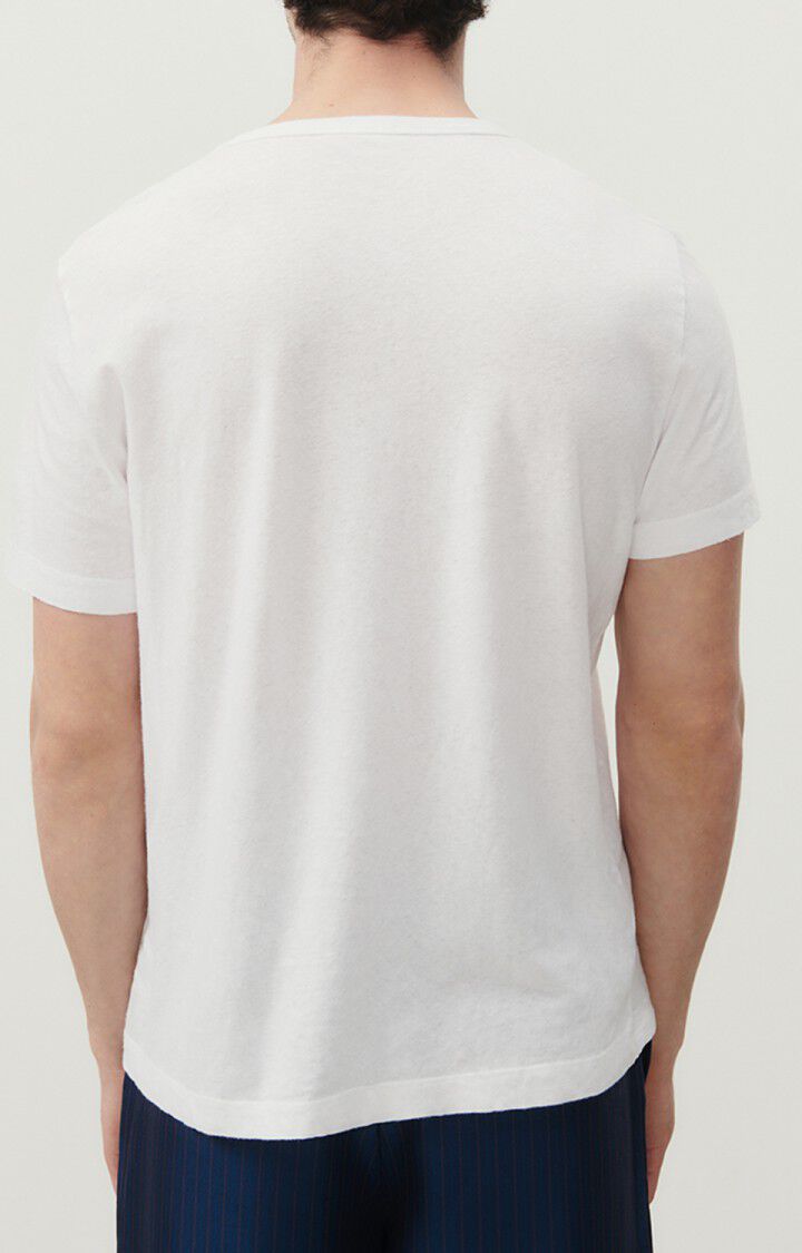 American Vintage T-shirt Homme Lopintale - BLANC 23 Manches Courtes Blanc - E24