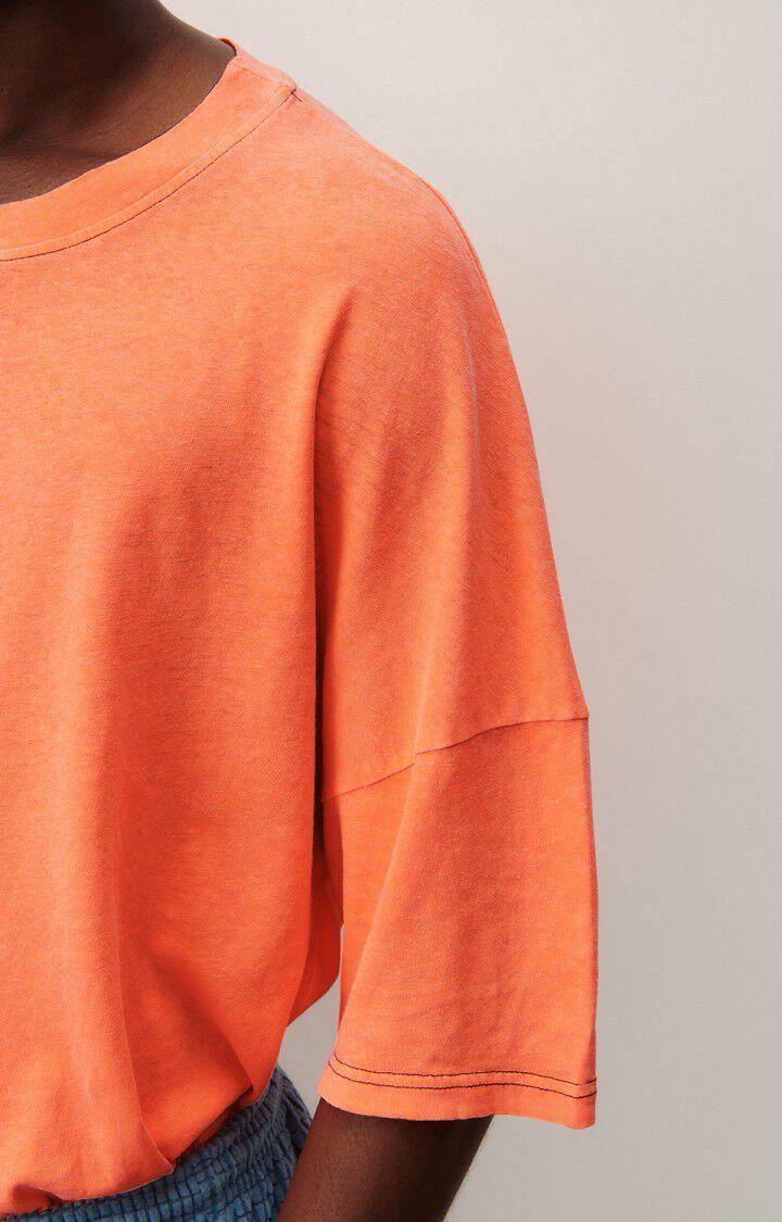 American Vintage T-shirt Homme Lopintale - ORANGE FLUO 16 Manches Courtes Orange - E24