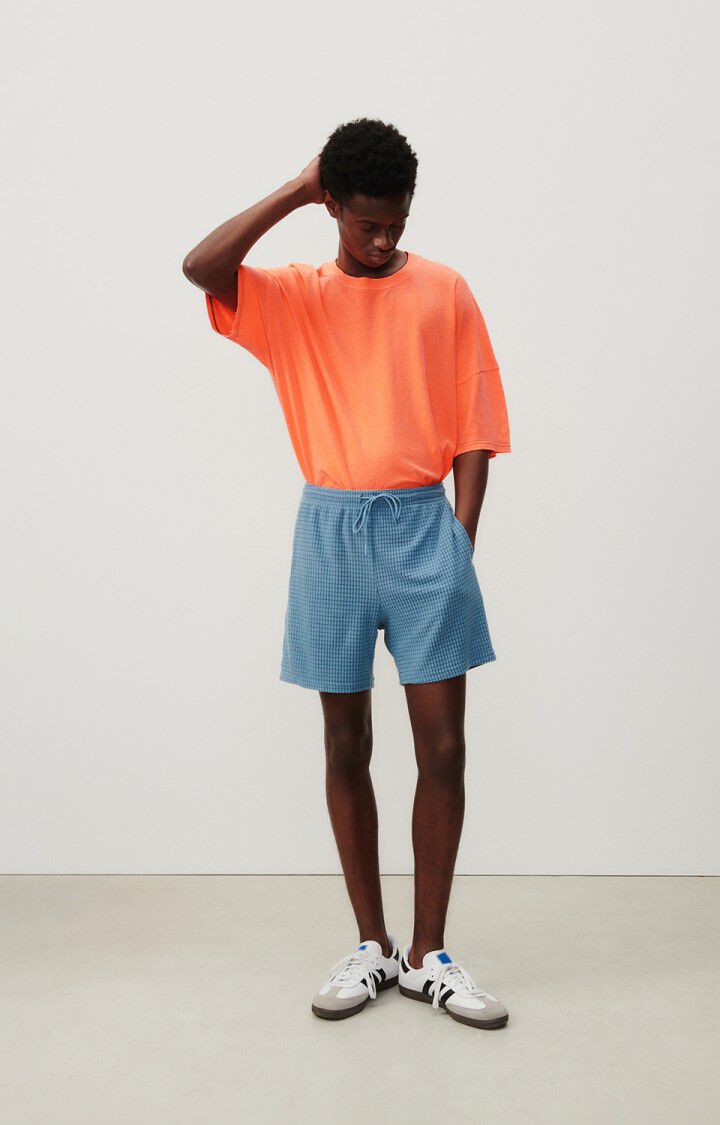 American Vintage T-shirt Homme Lopintale - ORANGE FLUO 16 Manches Courtes Orange - E24