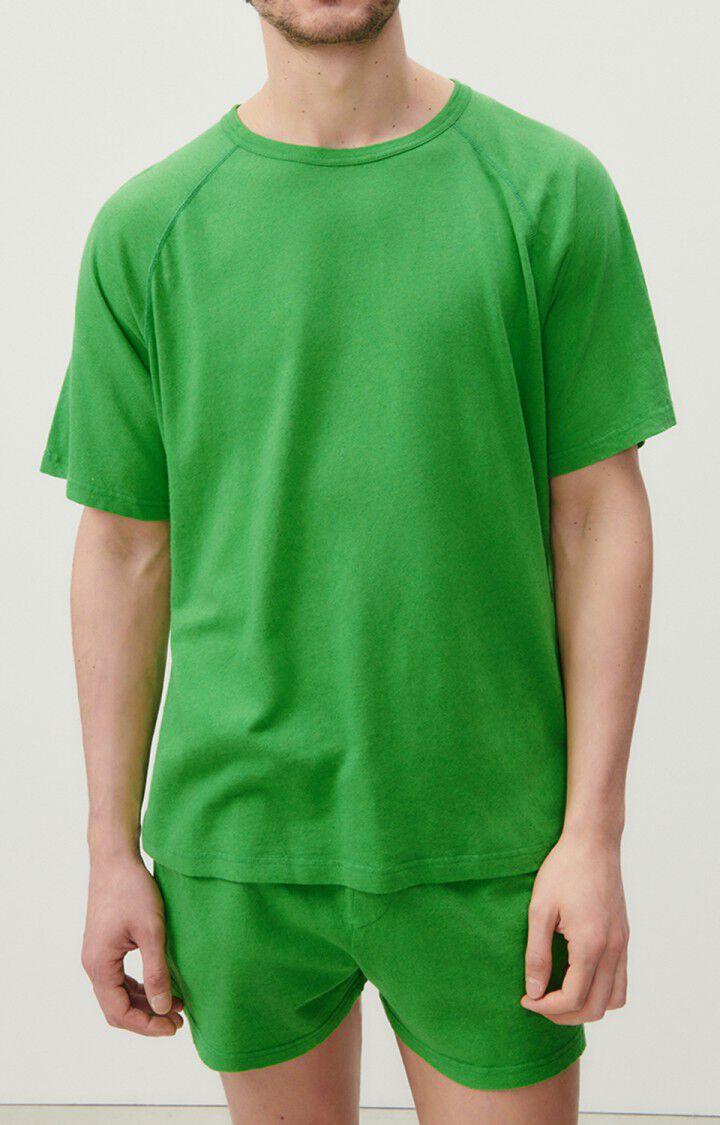 american vintage T-shirt homme Lopintale - PRAIRIE VINTAGE 40 Manches courtes Vert - E23