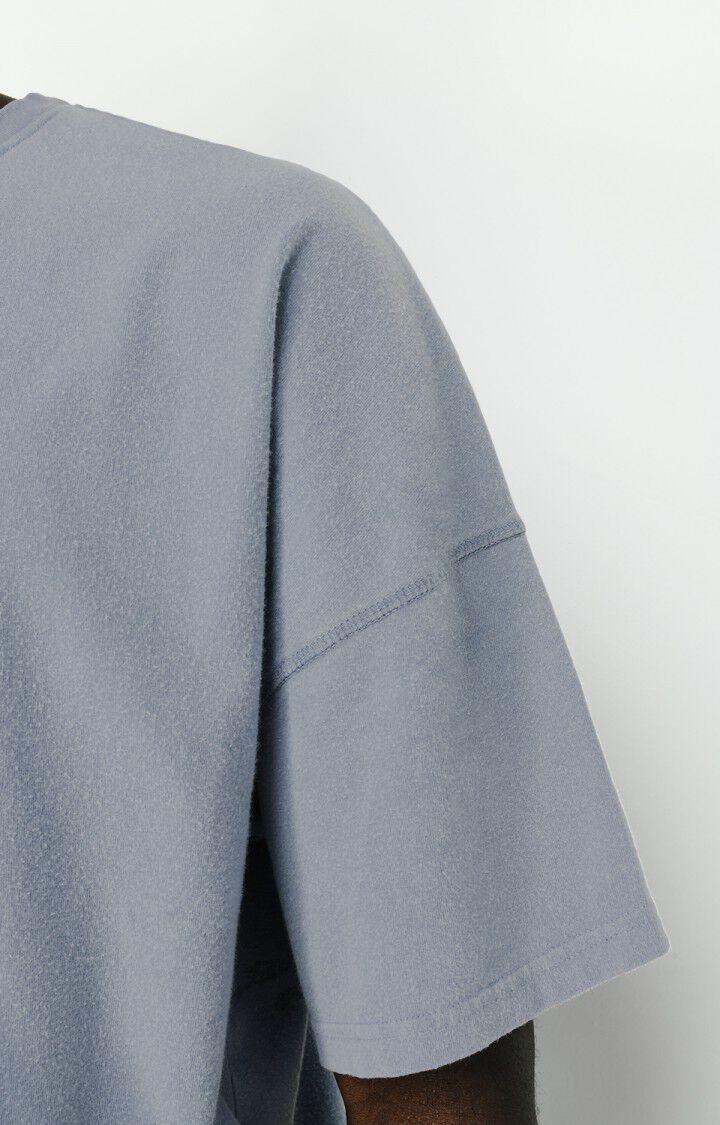 American Vintage T-shirt Homme Pyowood - HORIZON VINTAGE Bleu - E22