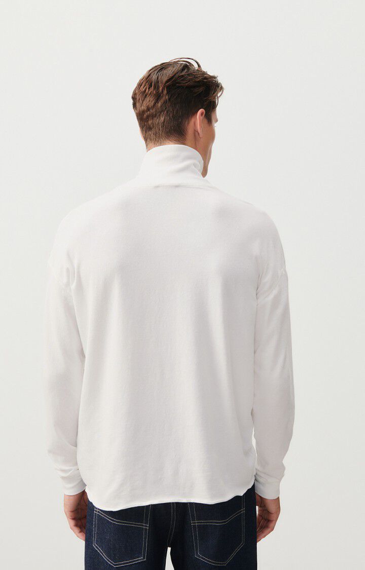 American Vintage T-shirt Homme Rakabay - BLANC 60 Manches Longues Blanc - E24