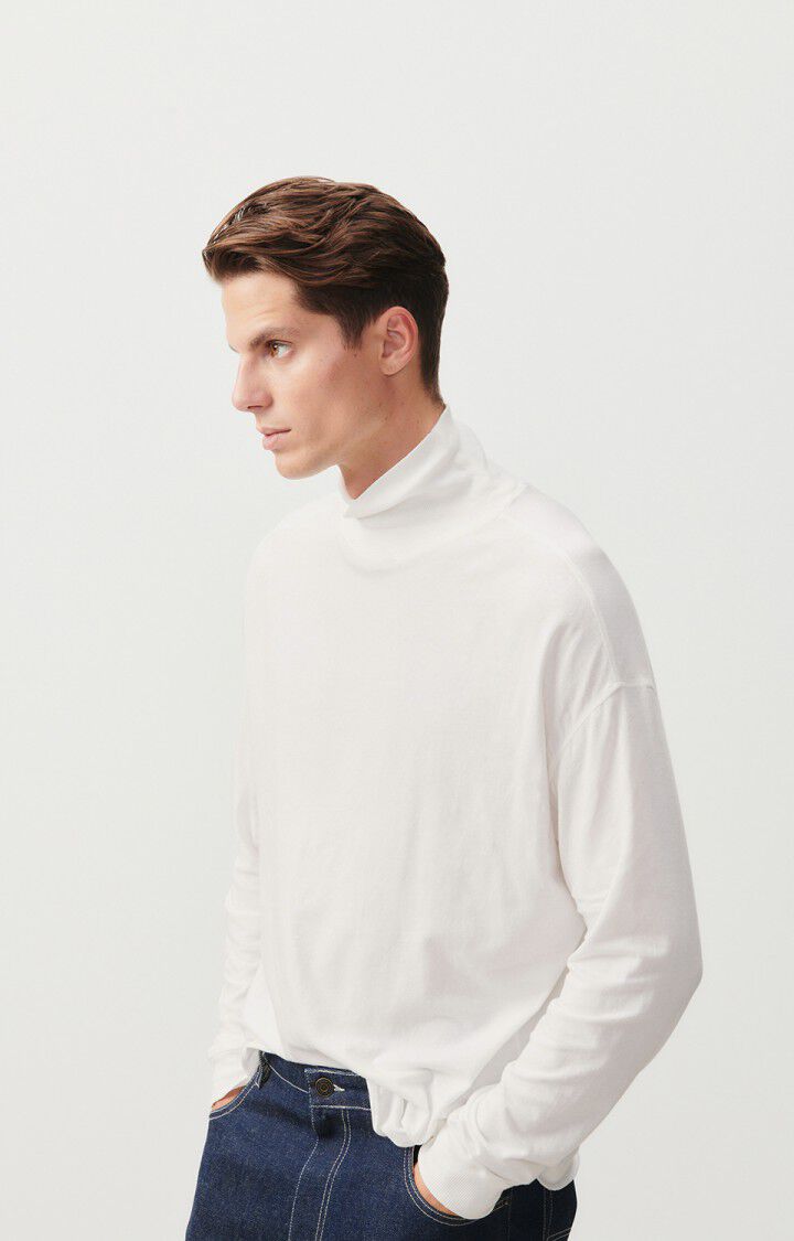 american vintage T-shirt homme Rakabay - BLANC 60 Manches longues Blanc - E24