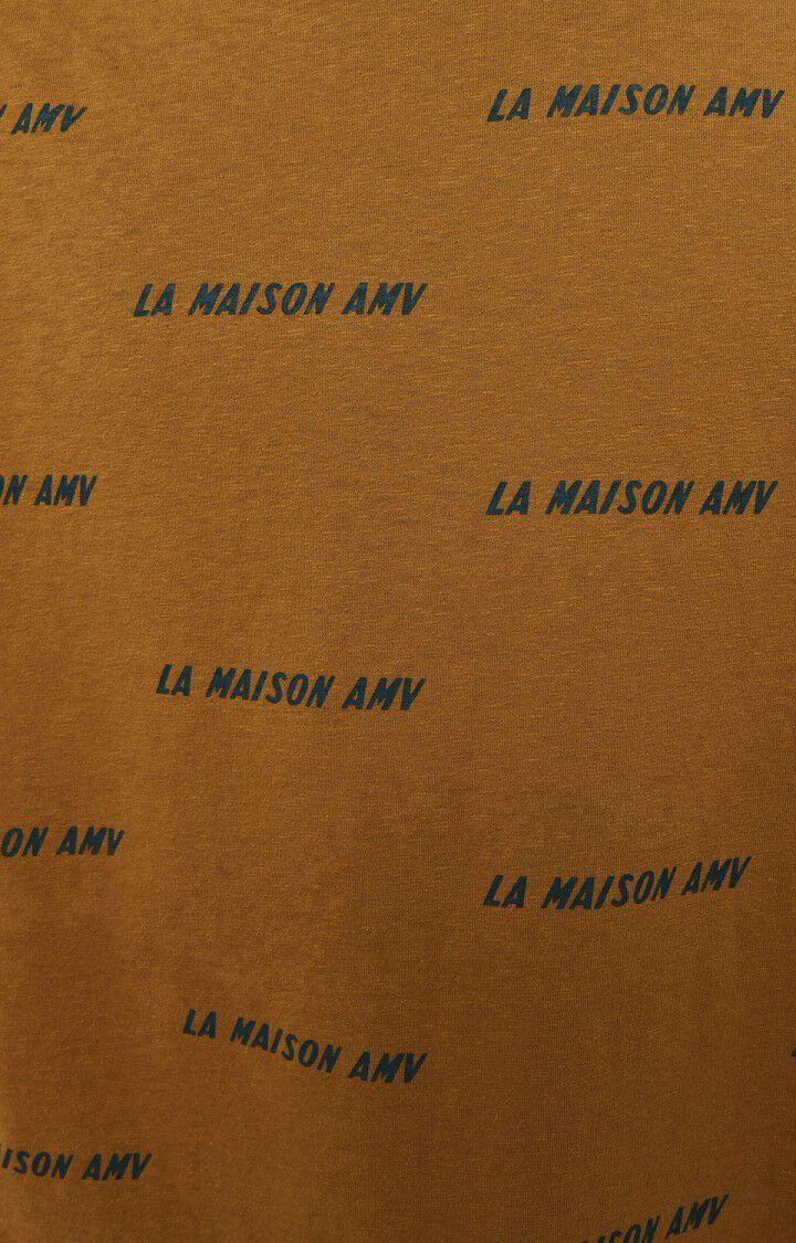 American Vintage T-shirt Homme Seyes - TAMARIN Manches Courtes Marron - E22