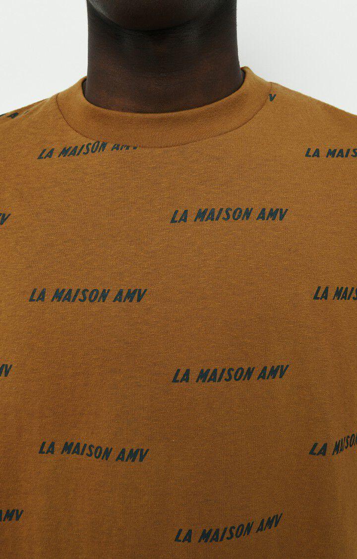 American Vintage T-shirt Homme Seyes - TAMARIN Manches Courtes Marron - E22