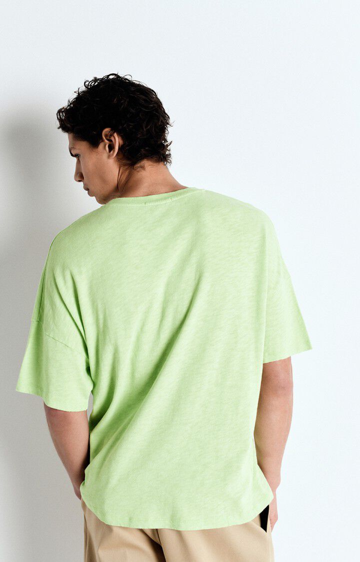 American Vintage T-shirt Homme Sonoma - AMANDE VINTAGE 16 Manches Courtes Vert - E25