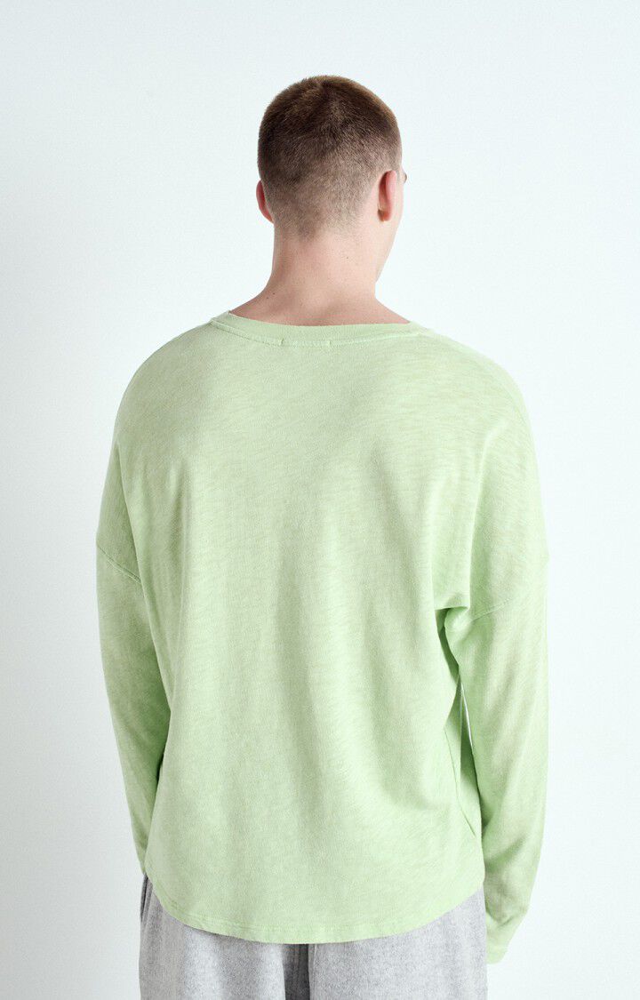 American Vintage T-shirt Homme Sonoma - AMANDE VINTAGE 53 Manches Longues Vert - E25