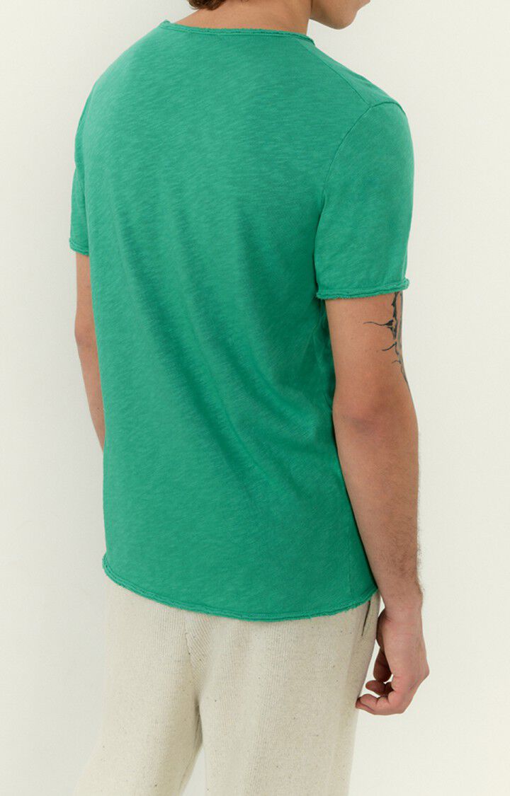 American Vintage T-shirt Homme Sonoma - BASILIC VINTAGE 22 Manches Courtes Vert - E23