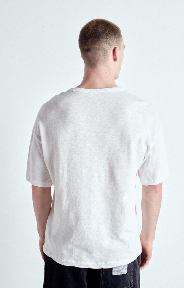 American Vintage T-shirt Homme Sonoma - BLANC 21 Manches Courtes Blanc - E25