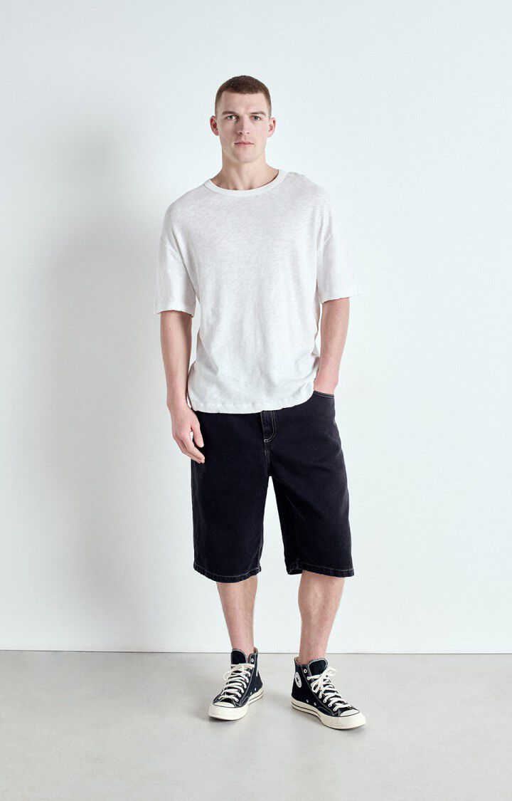 American Vintage T-shirt Homme Sonoma - BLANC 21 Manches Courtes Blanc - E25