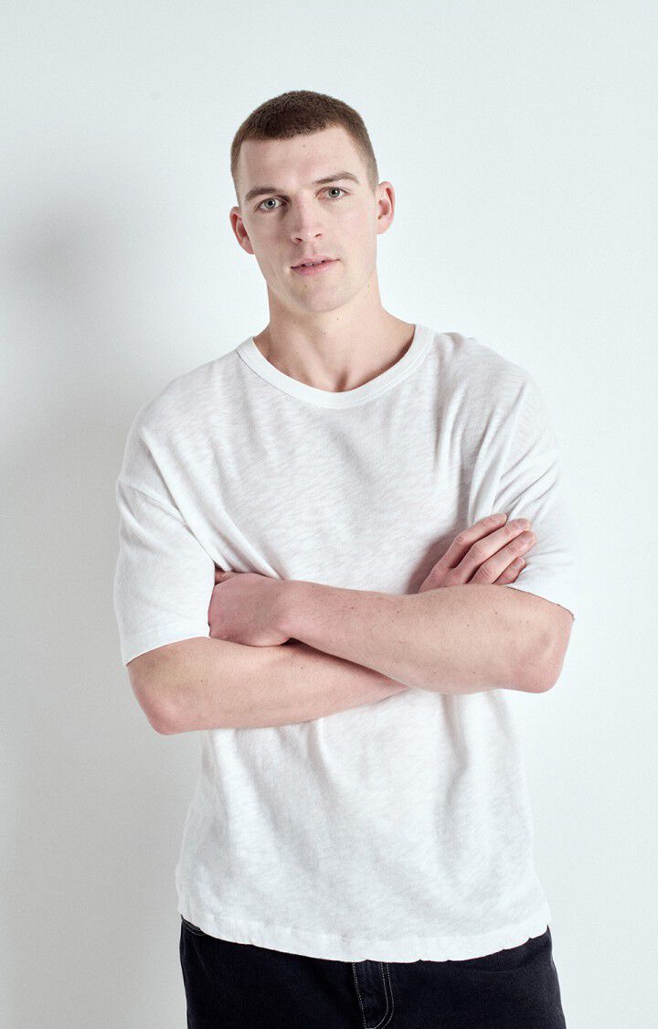 american vintage T-shirt homme Sonoma - BLANC 21 Manches courtes Blanc - E25