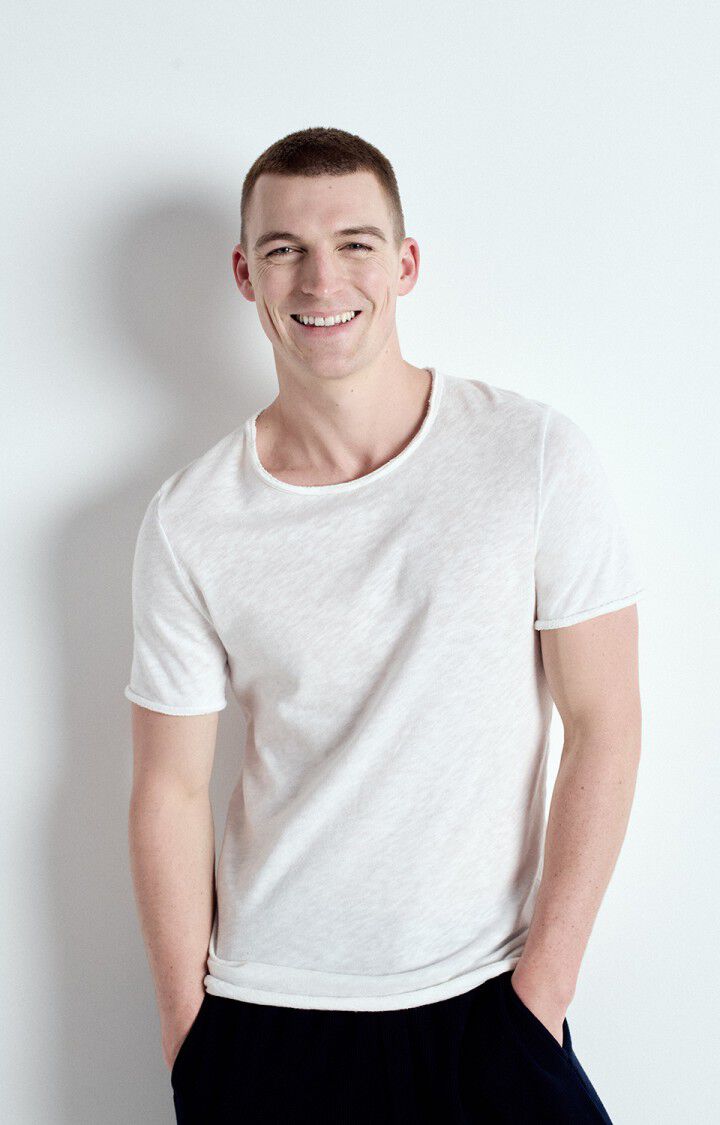 american vintage T-shirt homme Sonoma - BLANC 23 Manches courtes Blanc - E25