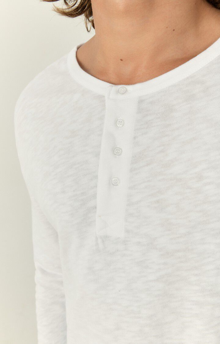 American Vintage T-shirt Homme Sonoma - BLANC 63 Manches Longues Blanc - H22