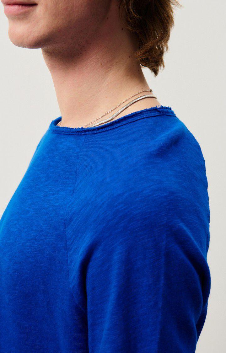 American Vintage T-shirt Homme Sonoma - BLEU DE PRUSSE VINTAGE 80 Manches Longues Bleu - H24