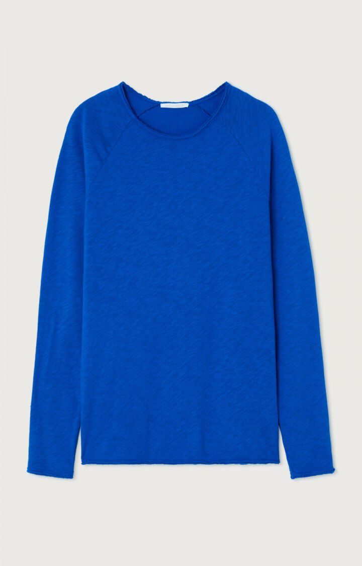 American Vintage T-shirt Homme Sonoma - BLEU DE PRUSSE VINTAGE 80 Manches Longues Bleu - H24