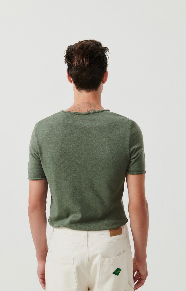 American Vintage T-shirt Homme Sonoma - BOUTEILLE VINTAGE 23 Manches Courtes Vert - H23