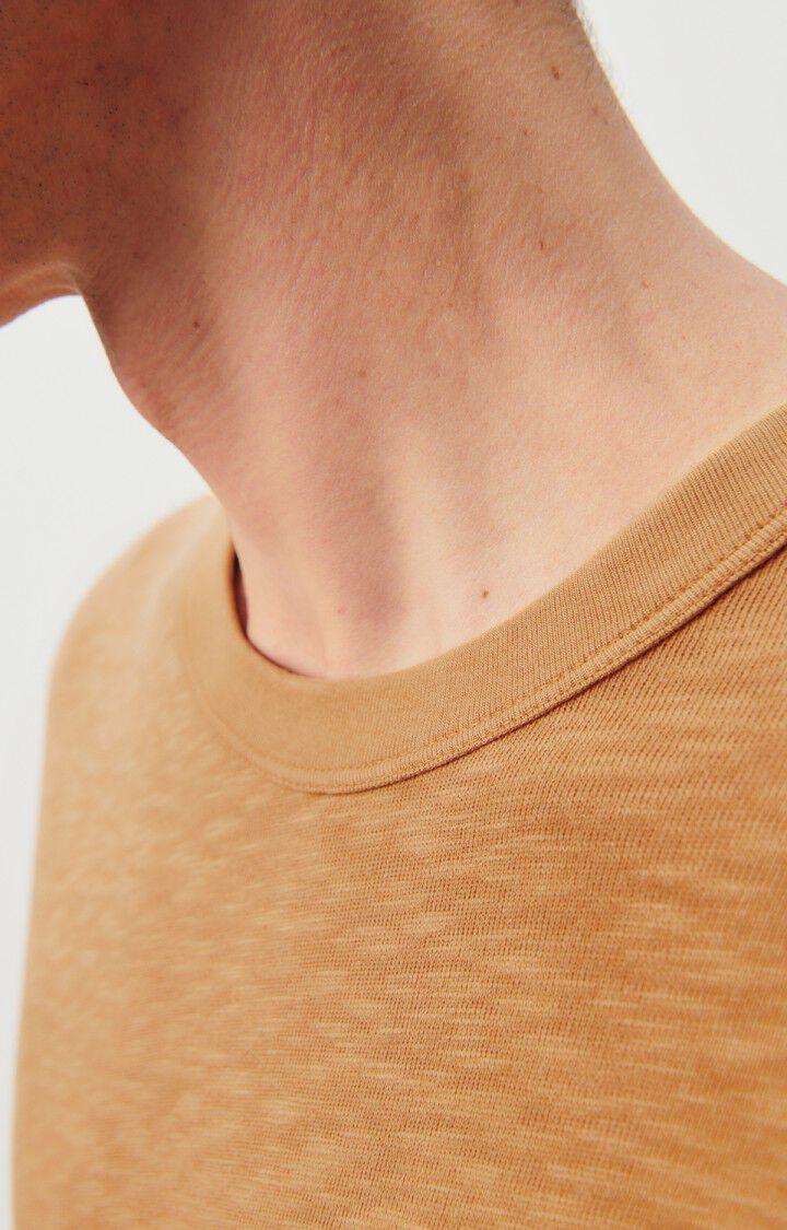 American Vintage T-shirt Homme Sonoma - CARAMEL VINTAGE 21 Manches Courtes Marron - H23